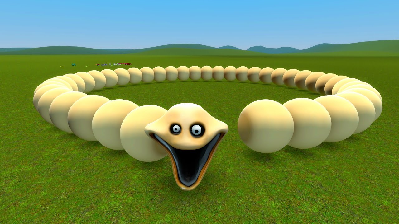 I FOUND NEW ROBLOX HUNGRY WORM in Garry's Mod with Spider Man!