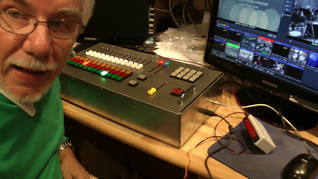 NEW Vmix controller with 12 inputs and tally lights included.