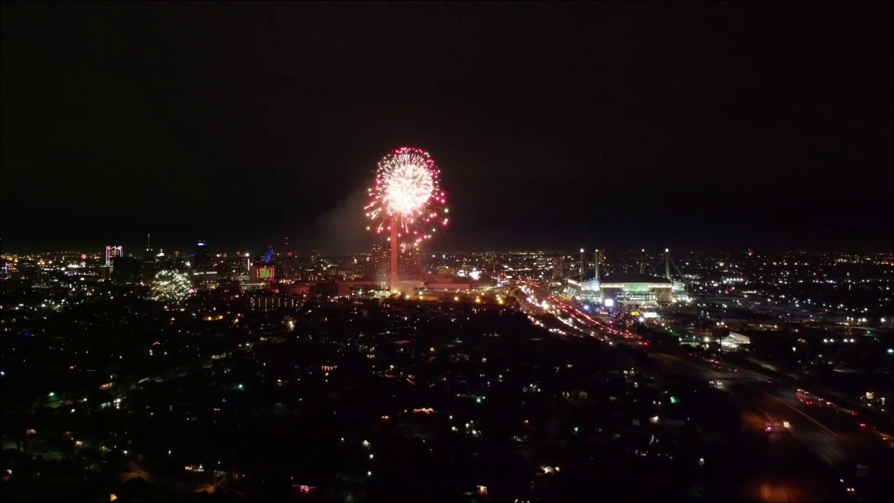 San Antonio 2020 New Years Fireworks