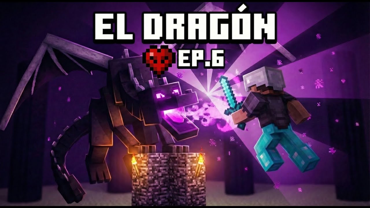 El Fin... ¿o no? (Maté al Dragón en 3 Minutos) | Minecraft Hardcore #6