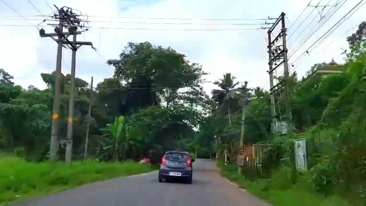 kerala village road travel || travel to village road ||