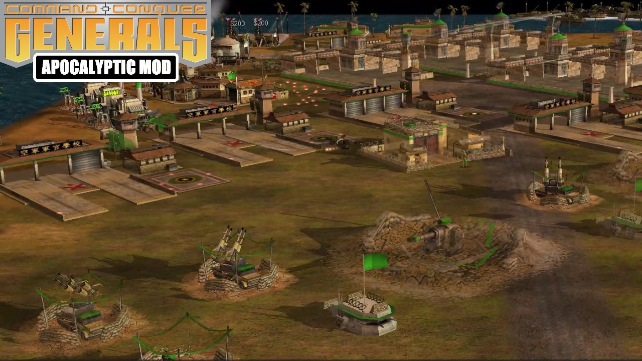 GLA STEALTH — мощные пушки! C&C Generals Zero Hour Apocalyptic 2.2