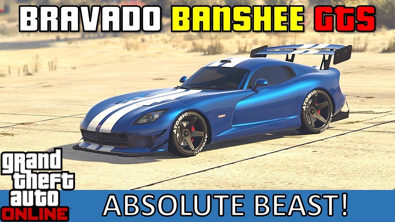 Bravado Banshee GTS (Dodge Viper SR) Best Customization & Review | GTA 5 Online #gta