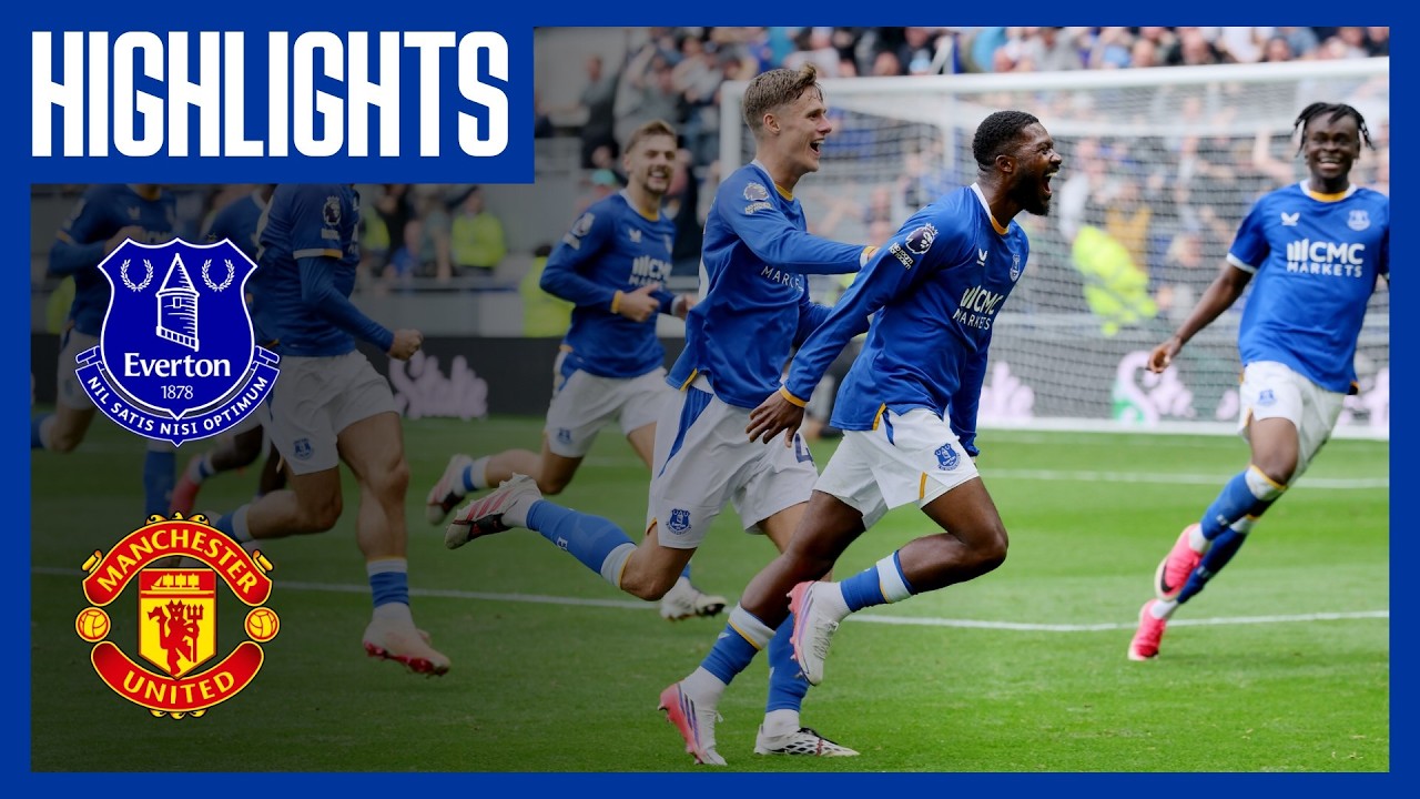EVERTON v MAN UNITED | Premier League highlights