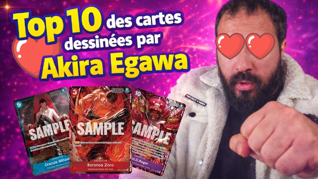 Top 10 cartes LÉGENDAIRES de AKIRA EGAWA — One Piece TCG à avoir ABSOLUMENT ! | One Piece Card Game
