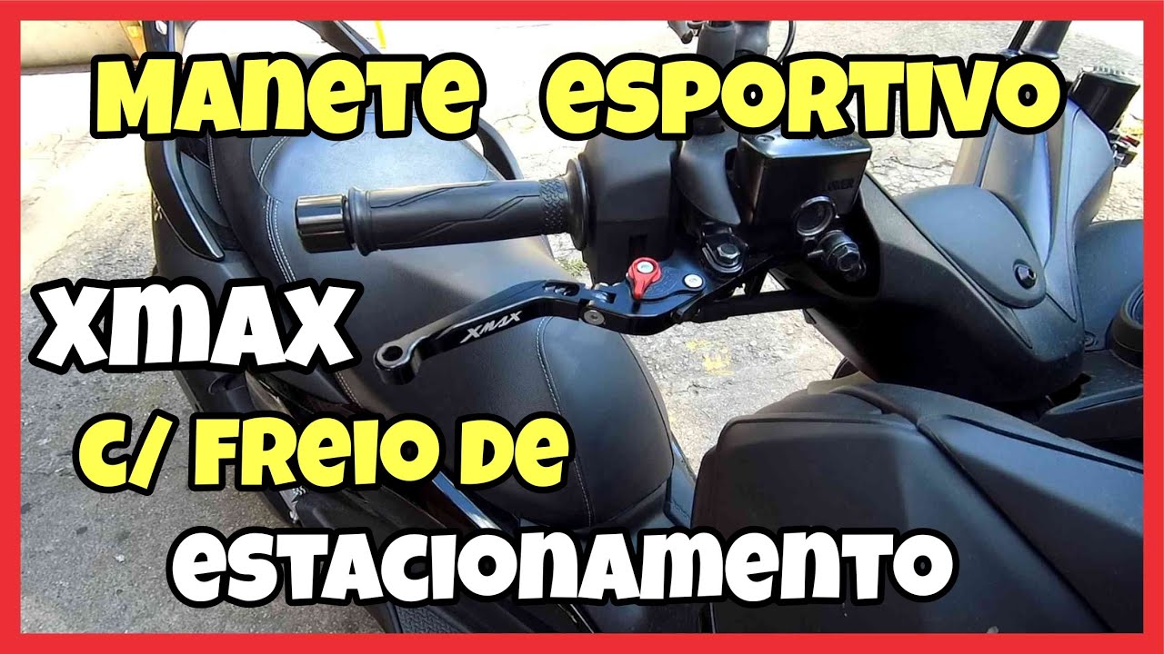Instalação manete esportivo com freio de estacionamento (Yamaha XMAX 250)
