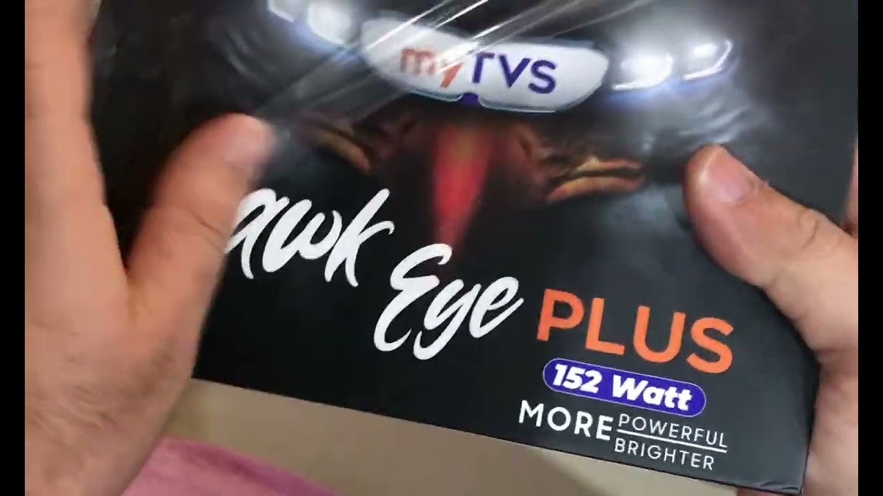My TVS Hawk eye plus 152 w Led bulb h27 inboxing #mytvs #unboxingvideo #ledlights #hawkeye 