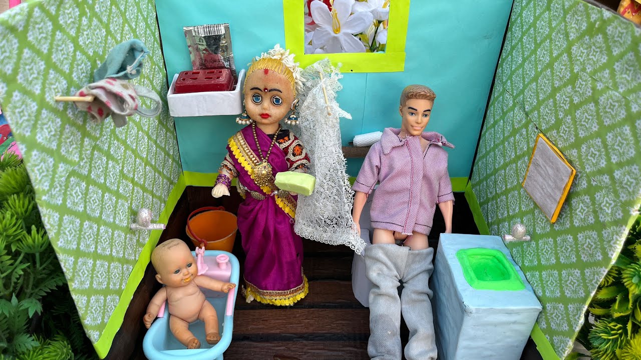 Barbie Doll All Day Routine In Indian Village/Radha Ki Kahani Part -649/Barbie Doll Bedtime Story||