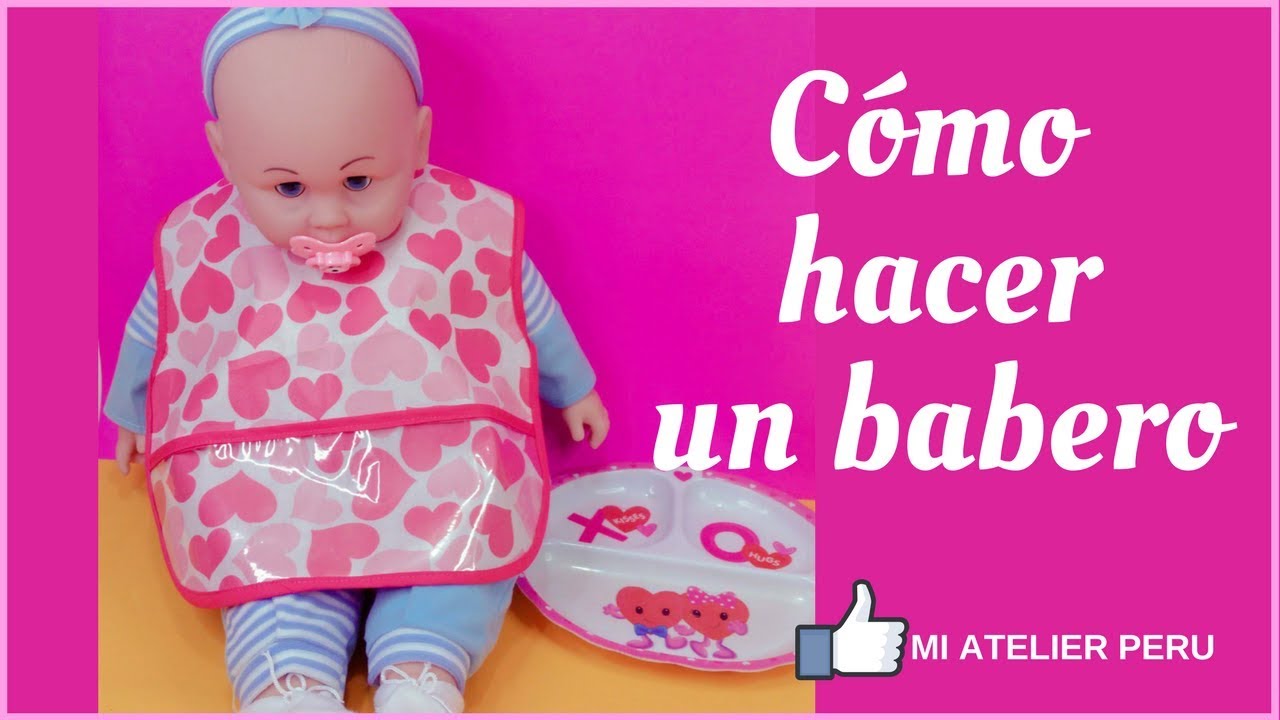 CÓMO HACER UN BABERO