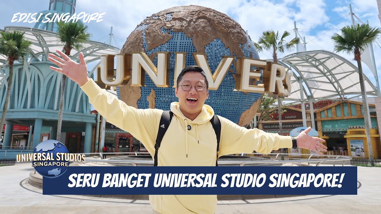 Universal Studios Singapore - Main Semua Wahana Seru! Jurassic Park & Mummy Bikin Merinding! 😱 - 4K