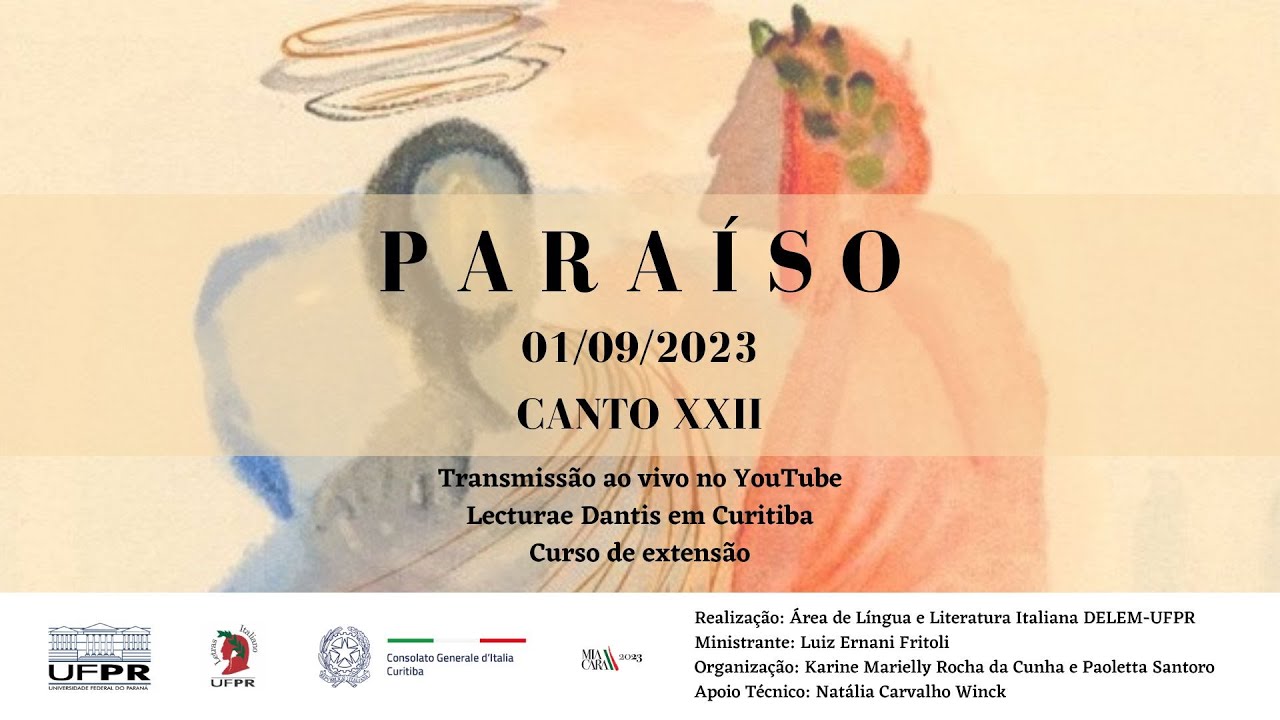 01/09/2023 - CANTO XXII - PARAÍSO