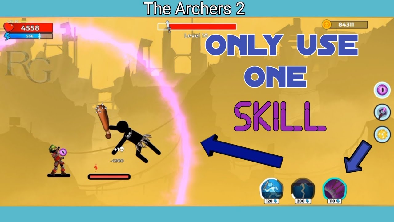 The Archers 2, How to defeat the boss with just one skill.