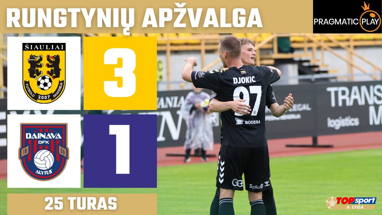 25 turo santrauka: FA „Šiauliai“ – DFK „Dainava“ (2025-07-28)