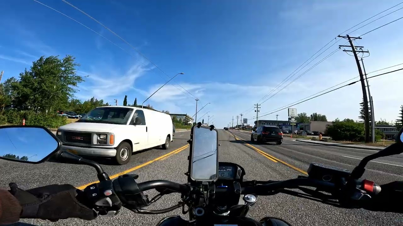 Running errands on my 2018 Honda CTX700N DCT in Anchorage Alaska
