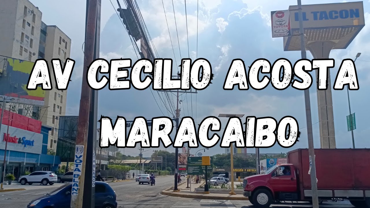 ASI ESTA LA AVENIDA CECILIO ACOSTA DE MARACAIBO VENEZUELA