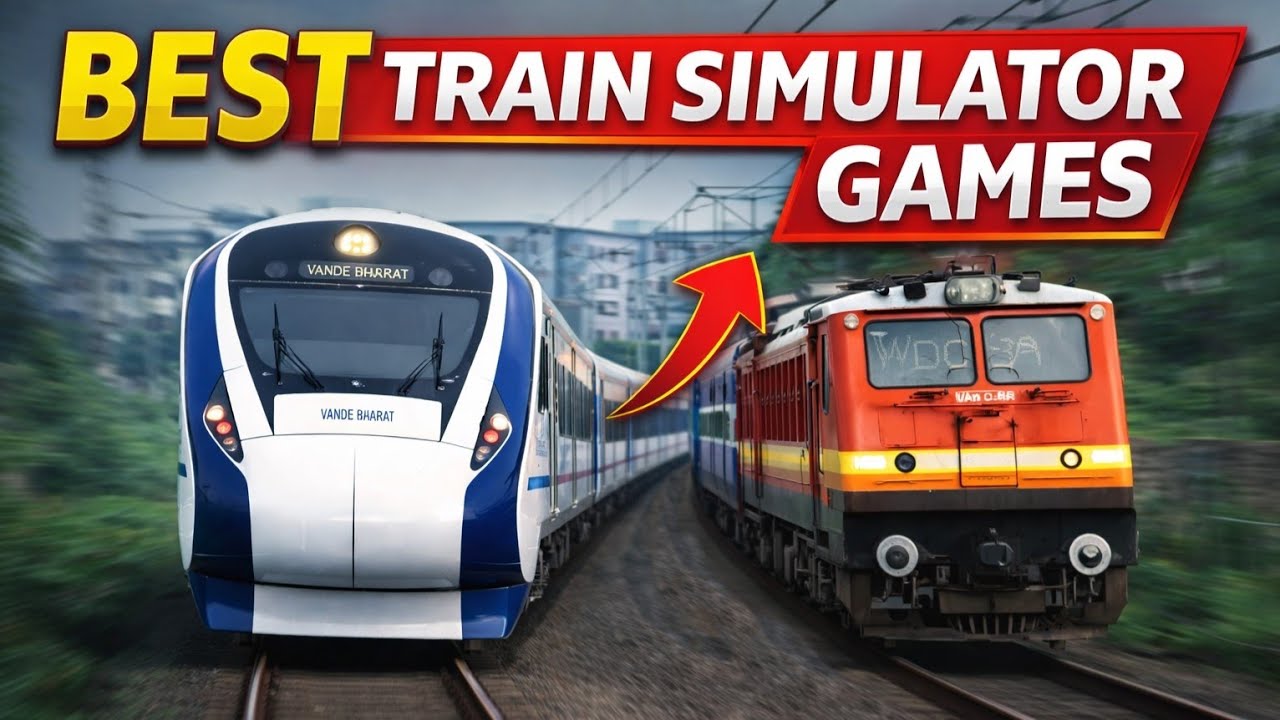 TOP 5 NEW Train simulator games 🎯|| Unknown train simulator games for Android|| SIMULATOR SUVANKAR