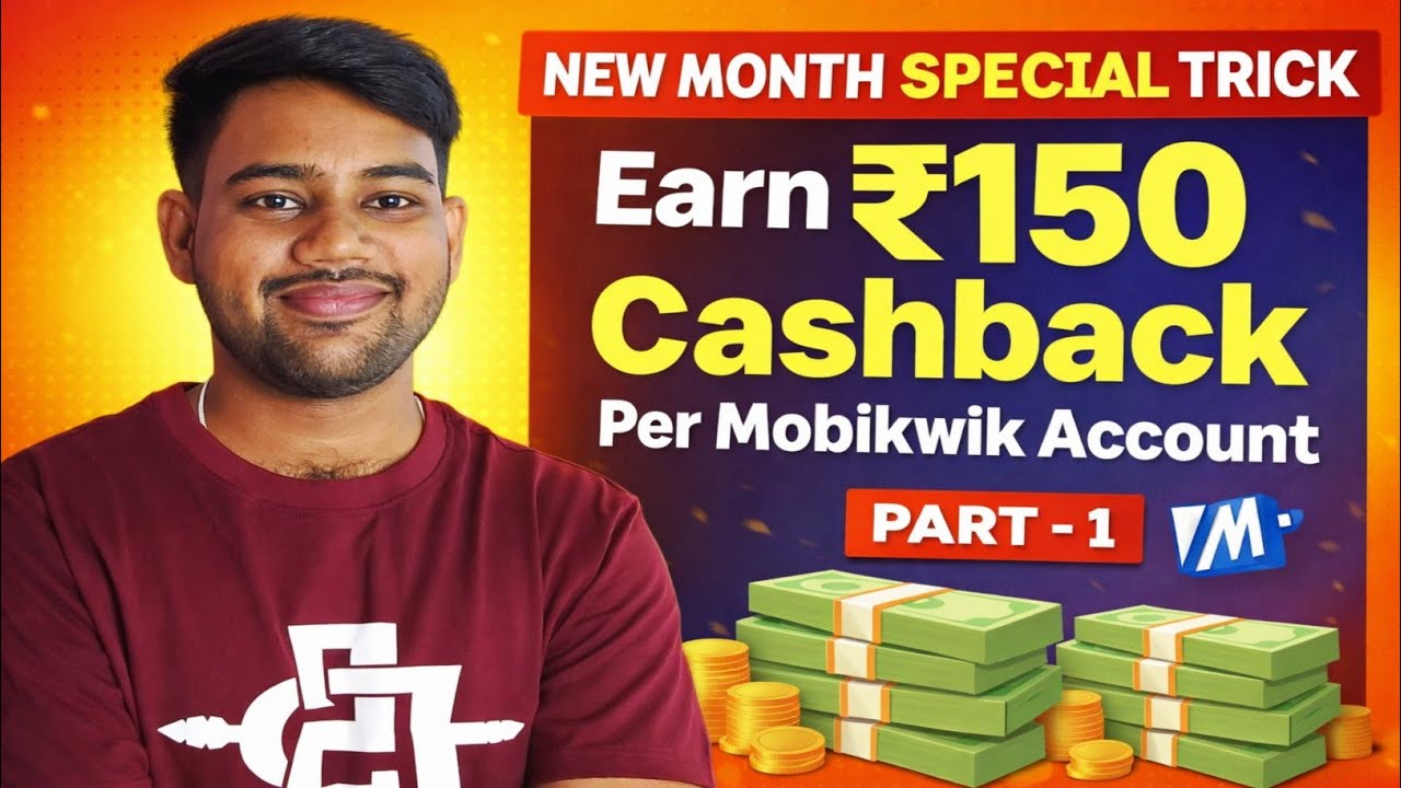 Secret Mobikwik Trick 😳 | Earn ₹150 Cashback Instantly | Part-1