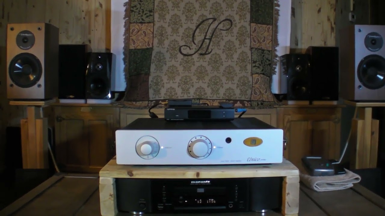 Unison Research UNICO Primo JBL Sub BIC America DV62si Speakers Marantz SACD 8004 CD Player