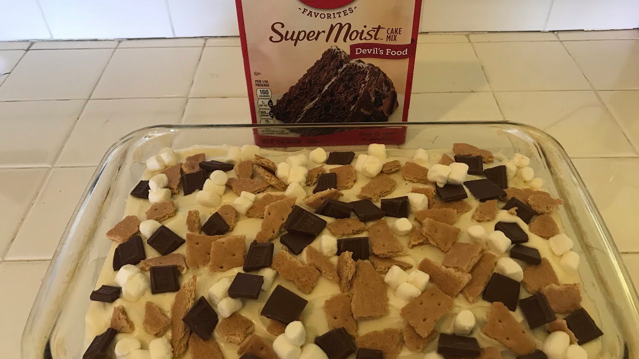 3 Quick & Easy Betty Crocker Cakes / S'mores Cake, Cookies & Cream Cake, & Milk & Cookies Cake!