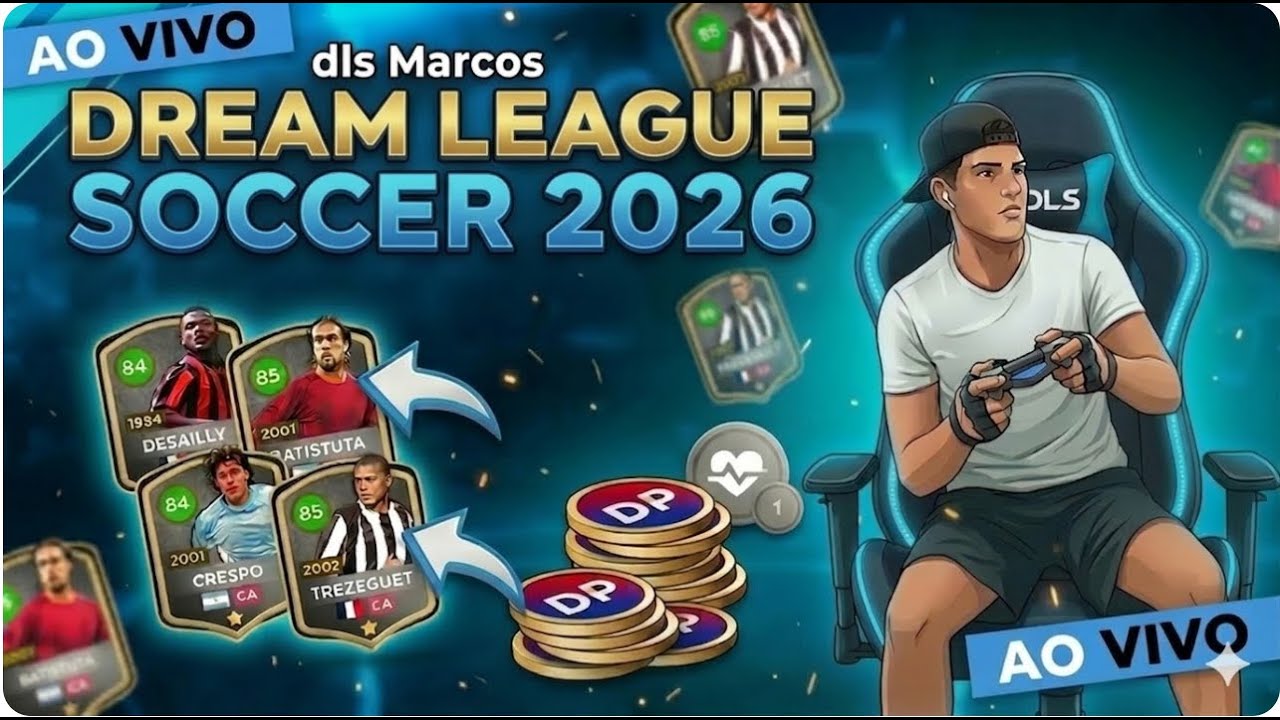 Sejam bem-vindos dream league soccer 2026 🔴AO VIVO 🔴