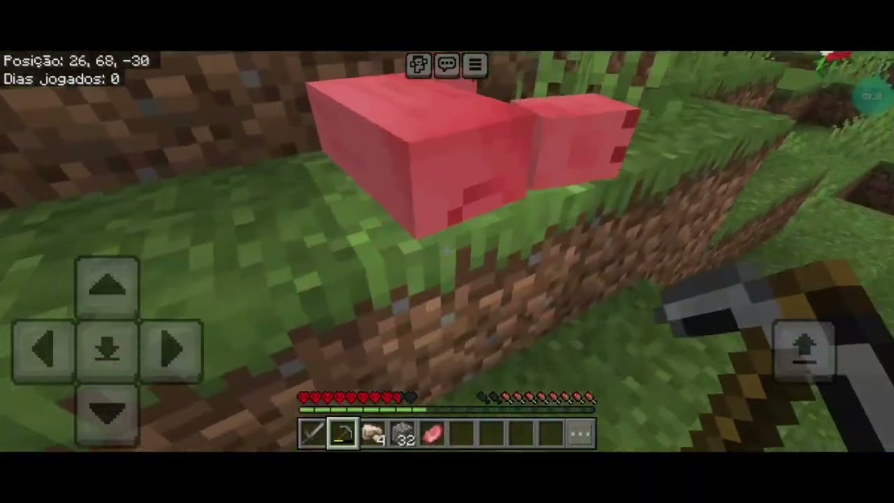 Primeiro vídeo jogando minicreft 