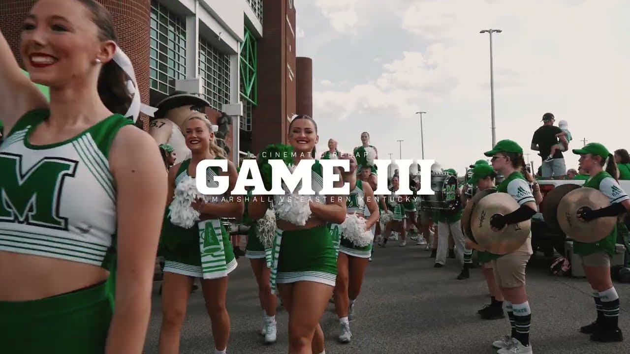 Marshall vs Eastern Kentucky || Cinematic Recap || Head Coach Tony Gibson's 1st Career Win