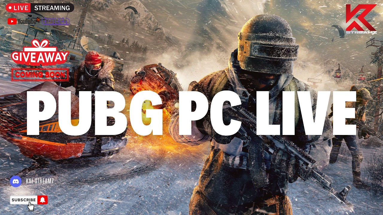 PUBG PC Live | RTX 5090 | Kai Streamz | #pubg #pubgindia