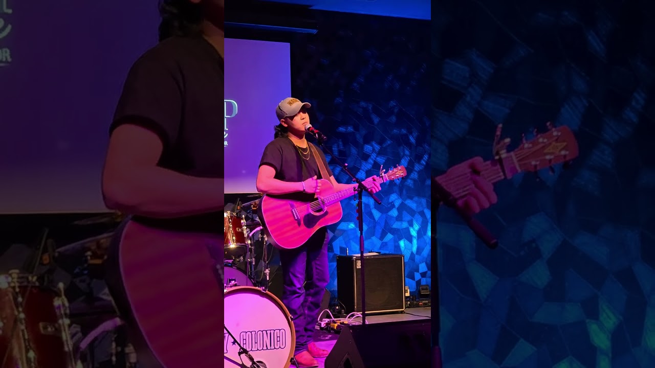 Josh Vincent sings his original song, 