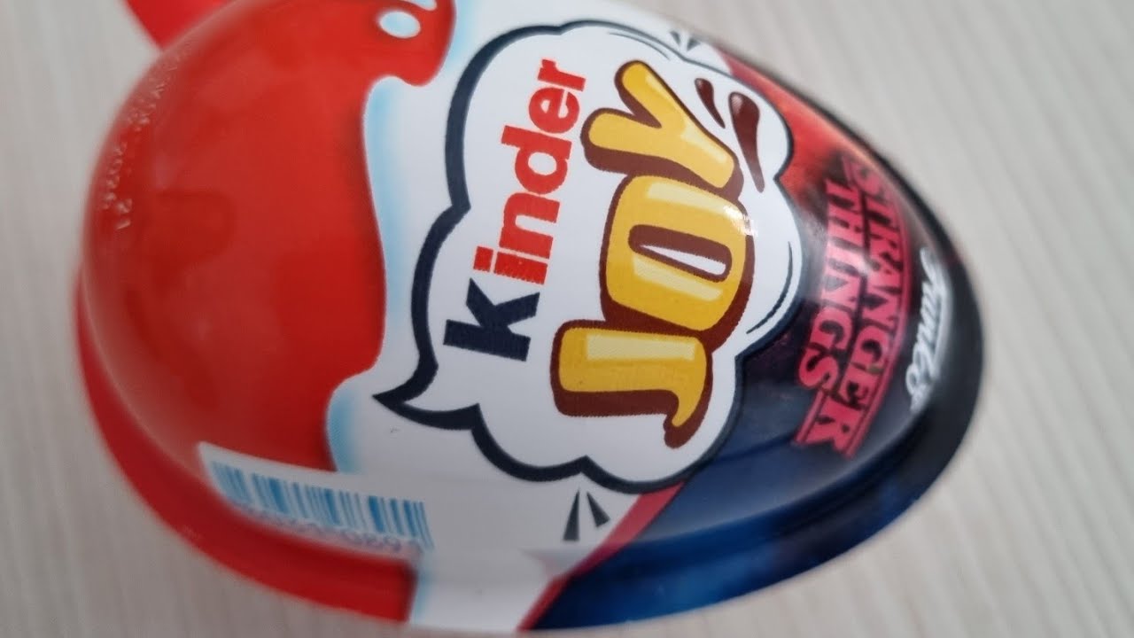 Kinder Joy Stranger Things Surprise Egg Unboxing 2025