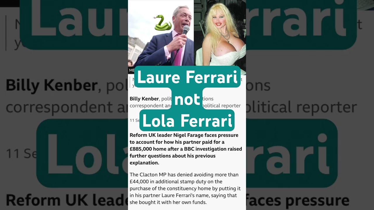 Laure Ferrari not Lola Ferrari #Bristols #EuroTrash #clacton #clactononsea #stampduty #TheRoyalWe