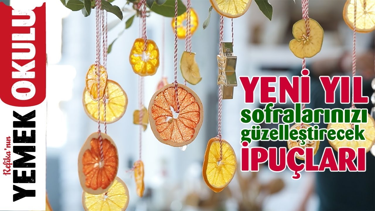 Yeni Yıl Sofralarınızı Güzelleştirecek İpuçları