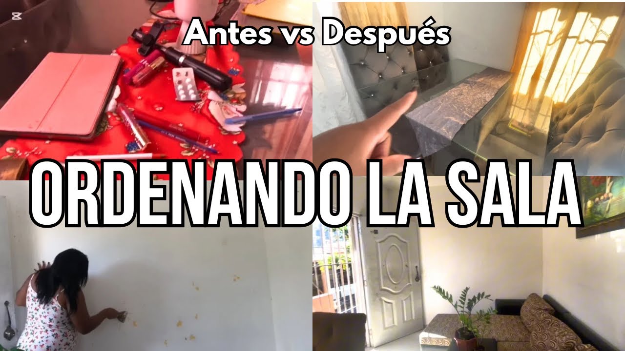 LIMPIEZA EXTREMA EN MI SALA PEQUEÑA | Cambio total + pintura 😱