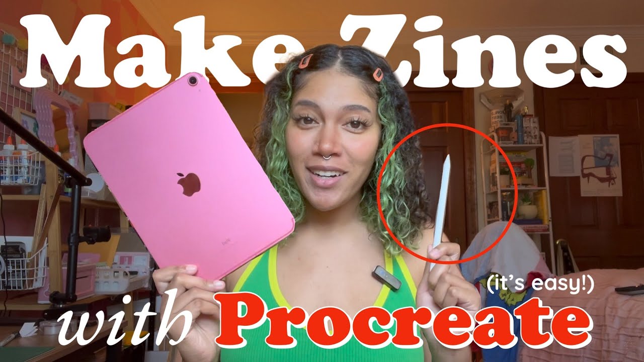 how to make zines on an ipad (beginner friendly!) ⁎⁺˳✧༚