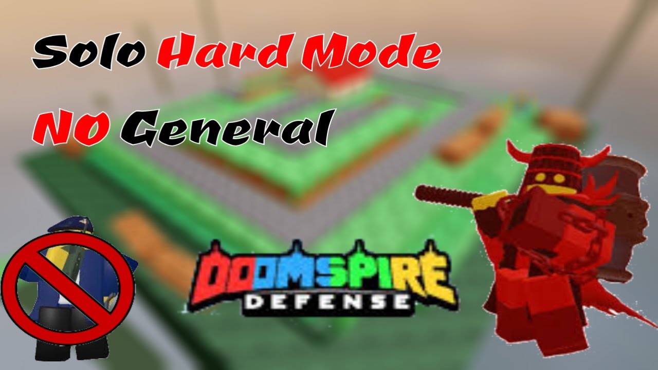 Solo Hard Mode Triumph with NO General | Doomspire Defense