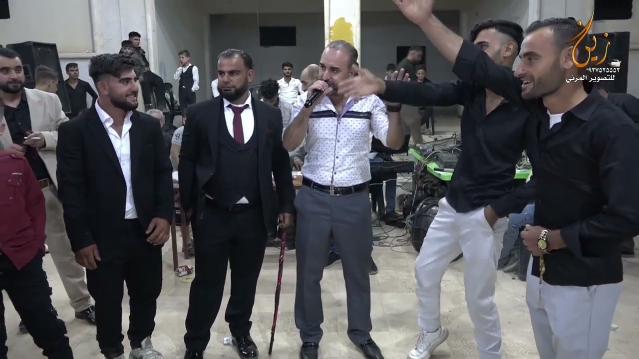 الفنان محمد عبيد مع فيديو الزين حفل زفاف العريس حسين محمد بركاوي.  ج5