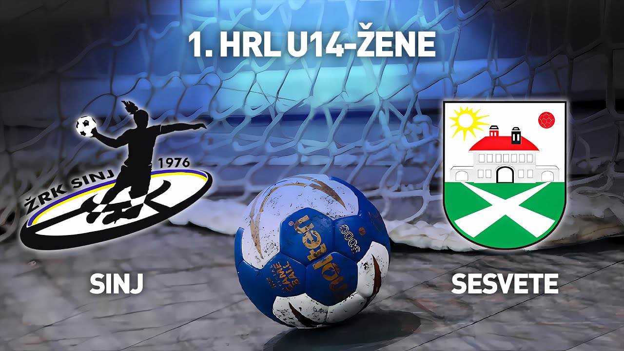ŽRK Sinj vs RK Sesvete Agroproteinka | 1. HRL U14 vs žene (Završnica Skupina B)
