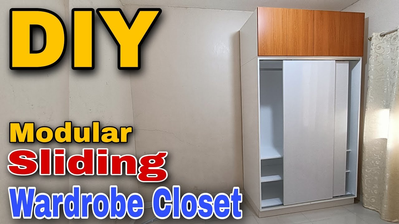 DIY | Paano Gumawa ng Sliding Wardrobe Closet | Modular Cabinet | Sliding Cabinet | chit-man channel