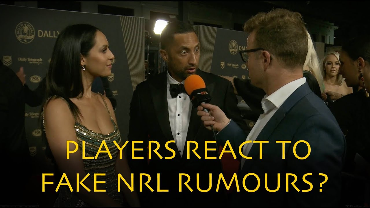 Players React To Fake NRL Rumours At The Dally M Awards | Triple M
