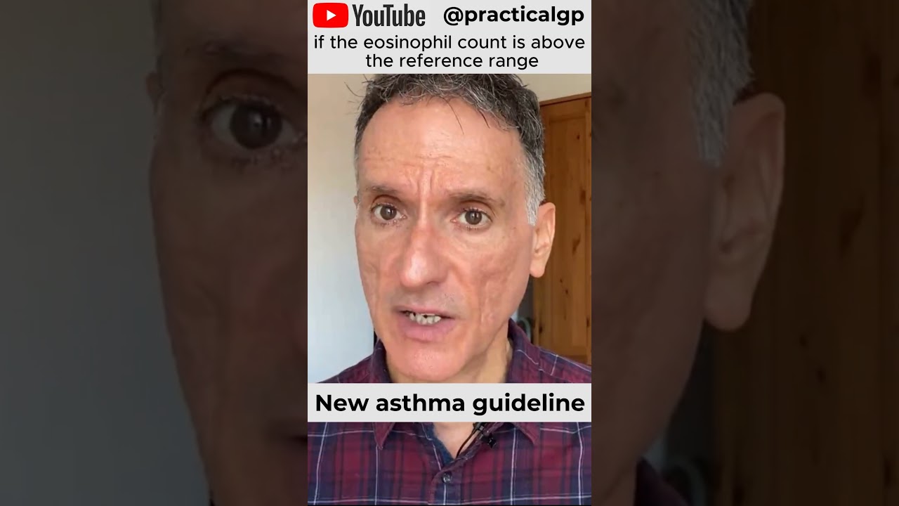 New asthma guideline - diagnostic tests in over 16 #asthma  #news