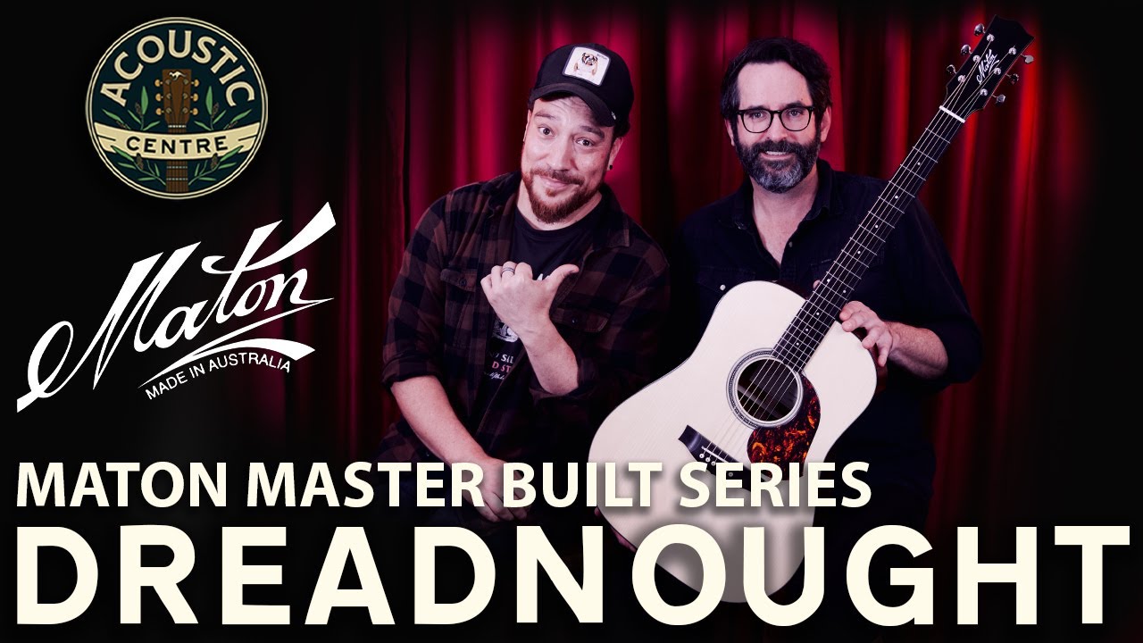 Maton Master Built Series – Dreadnought Model Guitar Demo – Acoustic Centre Melbourne