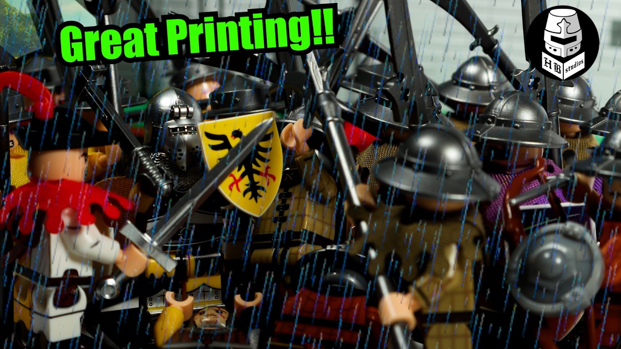 NEW Realistic Medieval Foot soldiers in LEGO!? | Army Build & Review