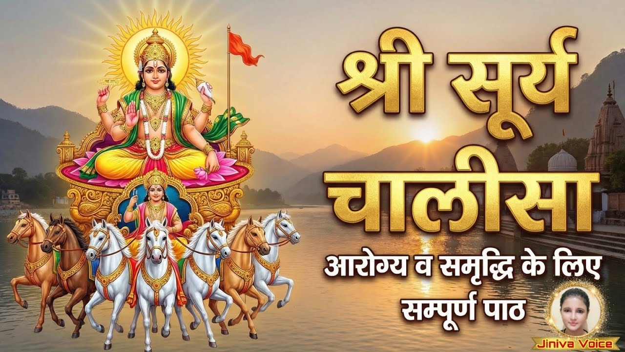 संपूर्ण श्री सूर्य चालीसा | श्री सूर्य देव की कृपा पाने के लिए नित्य सुनें और लाभ पाएं| @JinivaVoice
