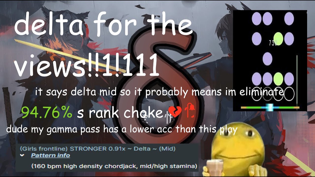 Stronger 0.91 - 94.76% S rank choke DENSE STAMINA CHORDJACK!!1!!111!!