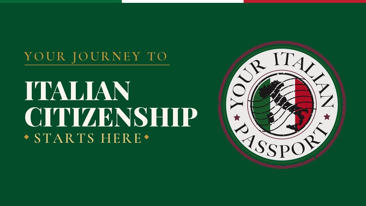 Your Italian Passport &mdash; Your Journey to Italian Citizenship Starts Here