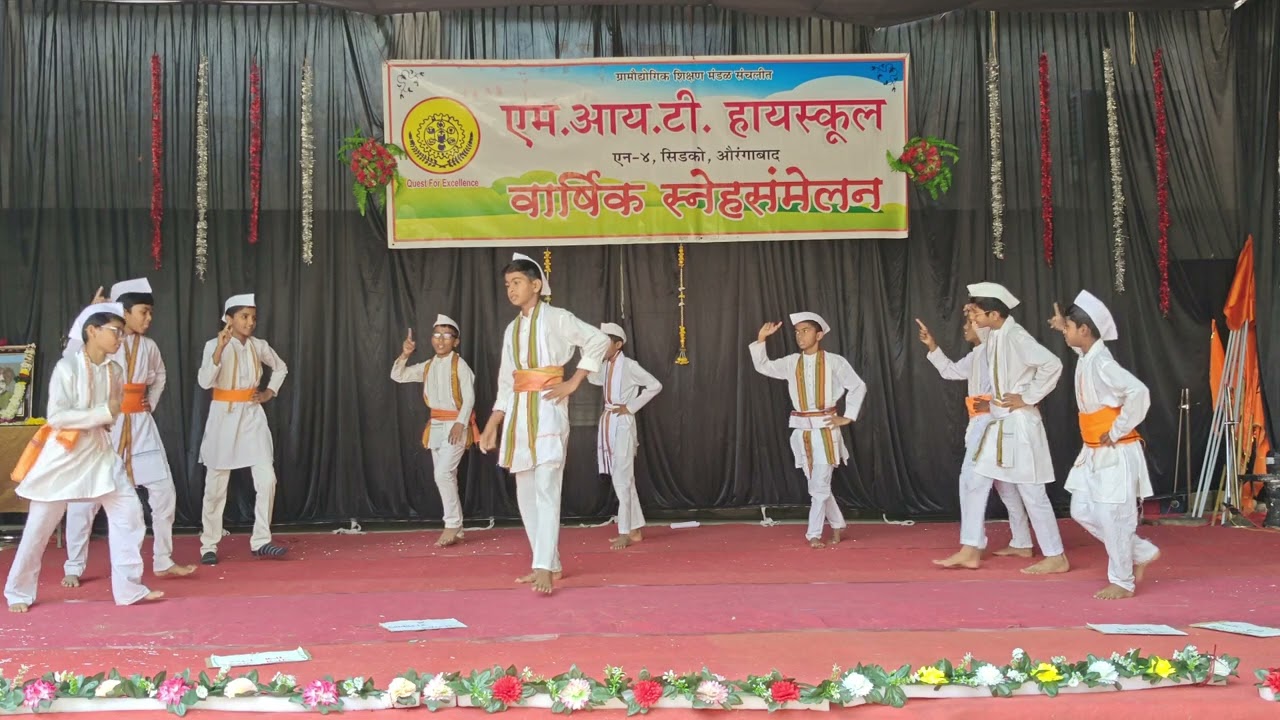 Save Water Theme Varkari Dance Bharud