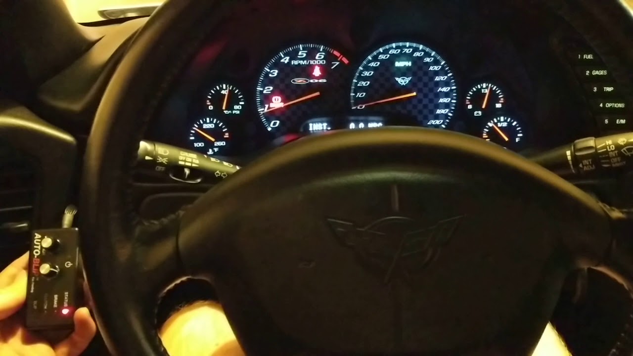 2001 C5 Corvette ZO6: Auto-Blip Test
