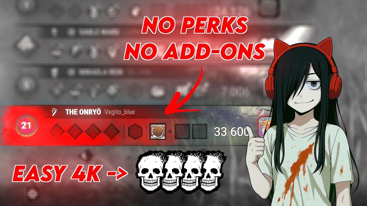 Can Sadako 4K With ABSOLUTELY NOTHING in DBD? (No Perks, No Add-Ons, No Offerings)