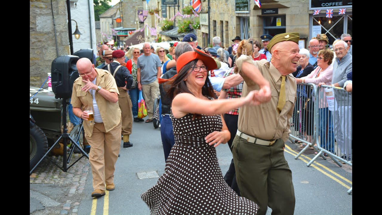 Grassington 1940's War Weekend, Sept 2021. Its 40's Party Time! Video and Photo's. SELECT HD Quality