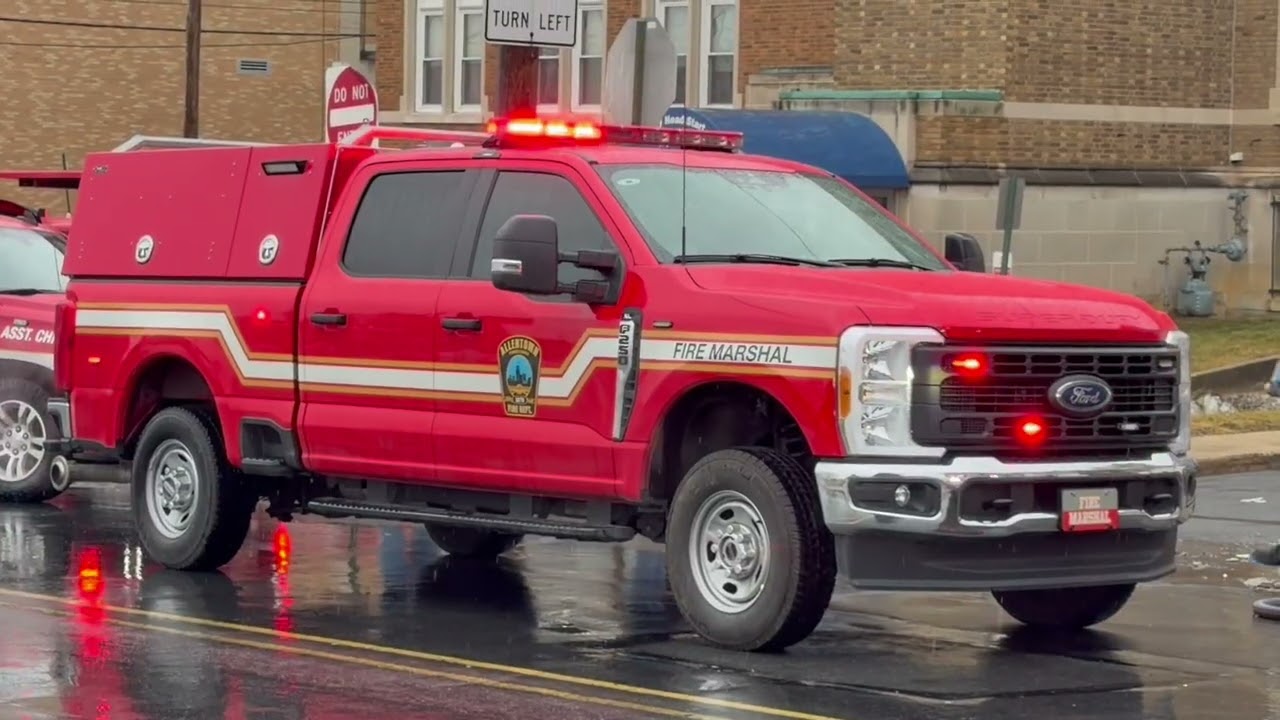 Units on Scene for a Second Alarm Dwelling Fire in Allentown.