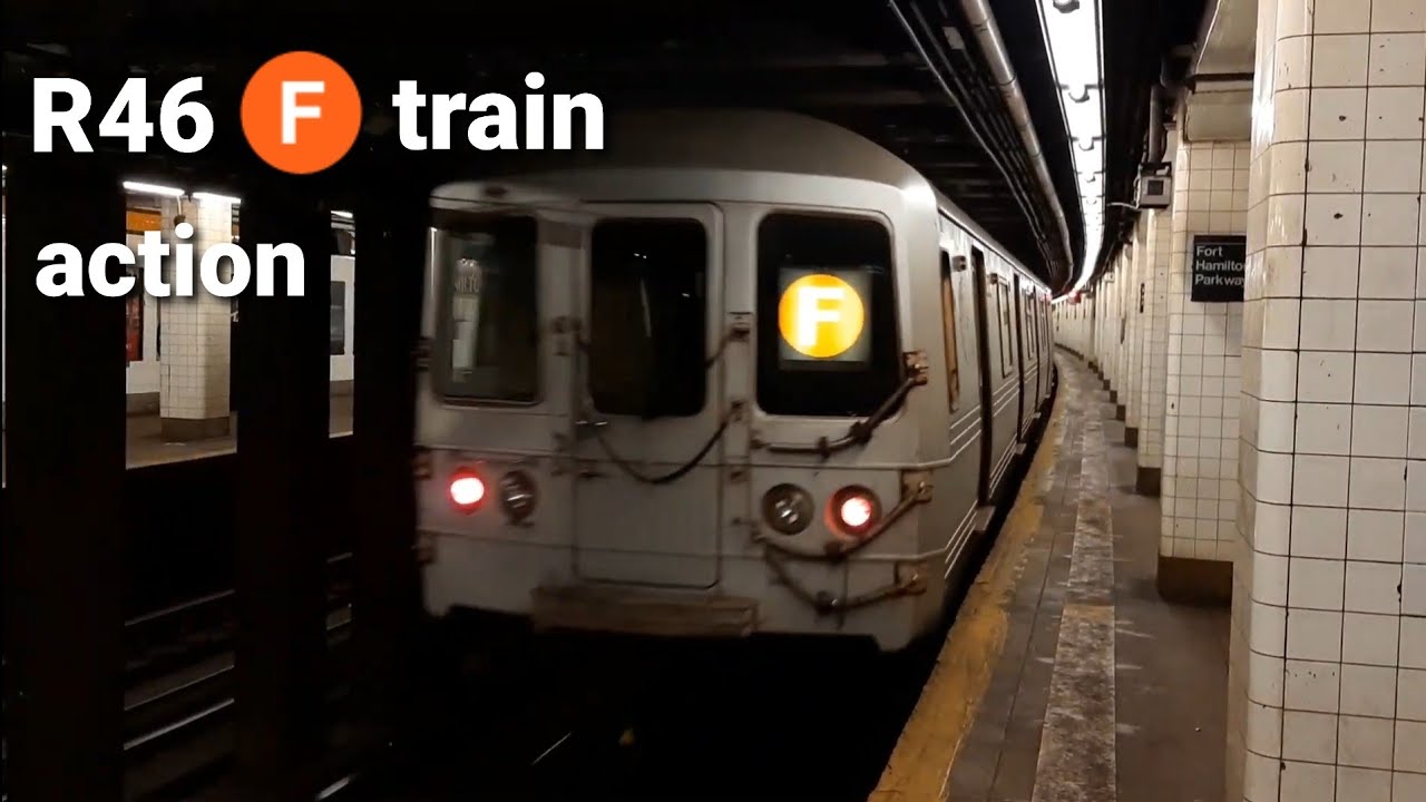 R46 F train action (2019-2020)